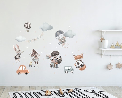 Wall sticker Flying friends
