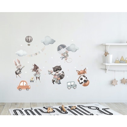 Wall sticker Flying friends