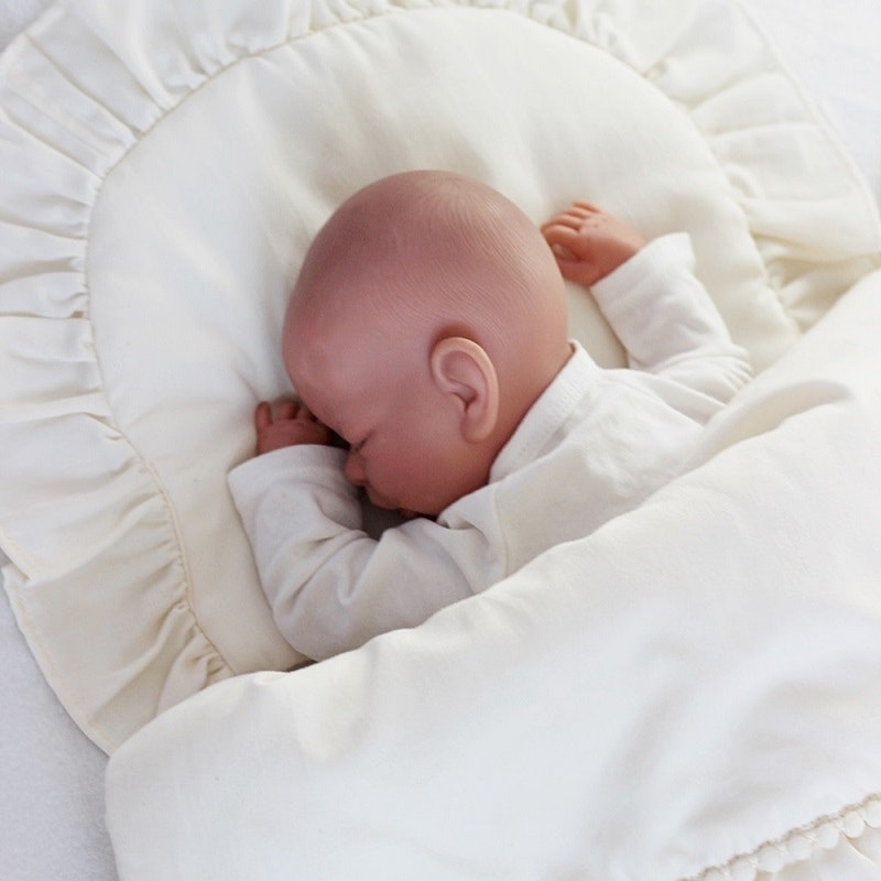 Boho newborn bäddset med kudde och täcke vagga, Cotton & Sweets 