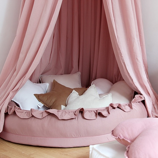 Stor blush sänghimmel maxi 70 cm, Cotton & Sweets 