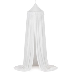 Boho vit sänghimmel i bomull till barnrummet , Cotton & Sweets