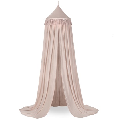 Boho pink cotton bed canopy for kids room , Cotton & Sweets