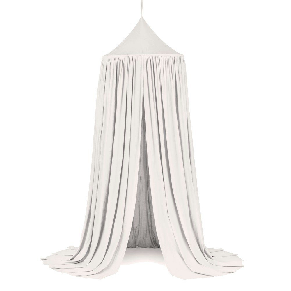 Large bed canopy light grey maxi 70 cm, Cotton & Sweets 