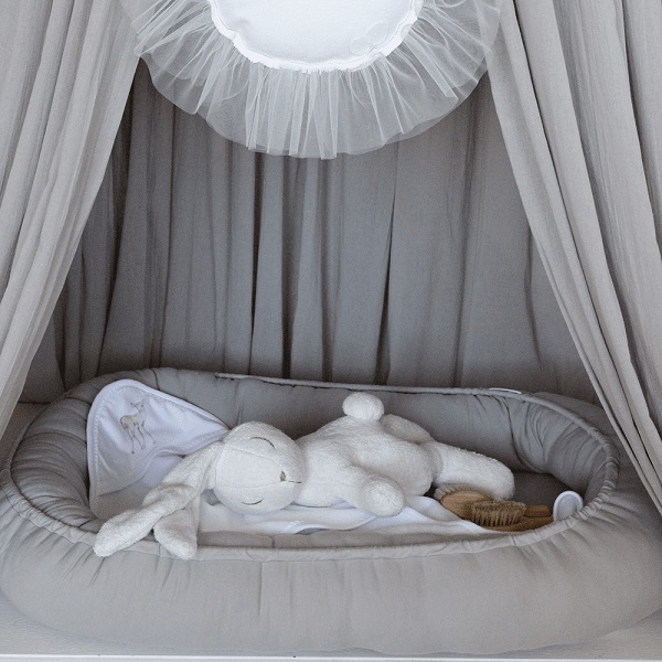 Stor natur beige sänghimmel maxi 70 cm, Cotton & Sweets 