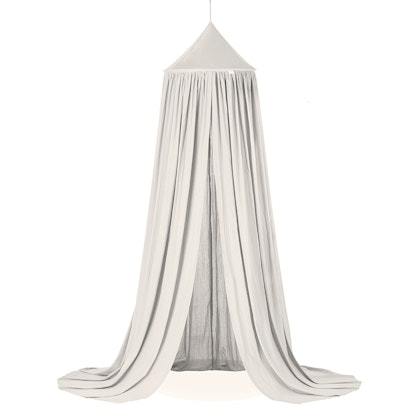 Light grey cotton bed canopy for children's room , Cotton & Sweets