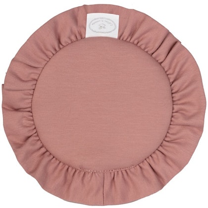 Blush round carpet with flounce for the dollhouse, Cotton & Sweets