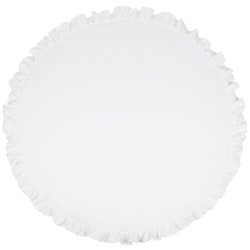 Vit lekmatta Basic med volang, Cotton&Sweets