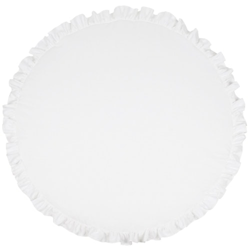White play mat Basic with ruffles, Cotton&Sweets