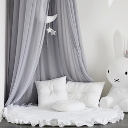 Vit lekmatta Basic med volang, Cotton&Sweets