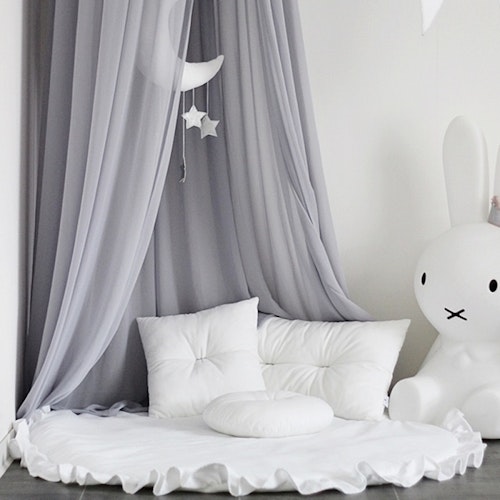 White play mat Basic with ruffles, Cotton&Sweets