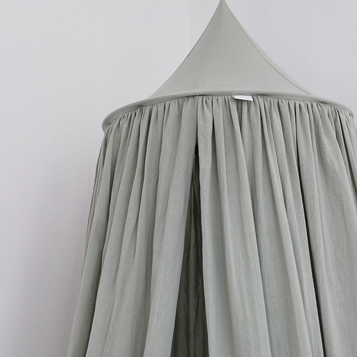 Desert green bed canopy in cotton for the children's room, Cotton & Sweets 