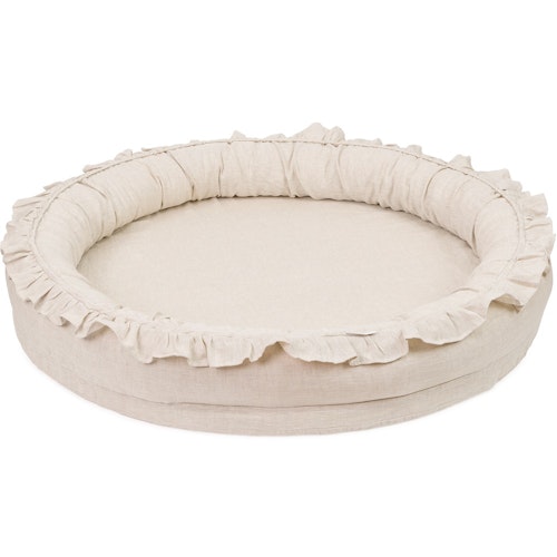 Cotton&Sweets natural/beige junior nest in 100% linen
