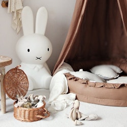 Cotton&Sweets chocolate junior nest i 100% linne