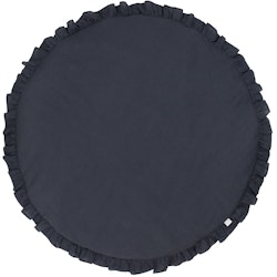 Grafit lekmatta DeLuxe av linne med volang, Cotton & Sweets