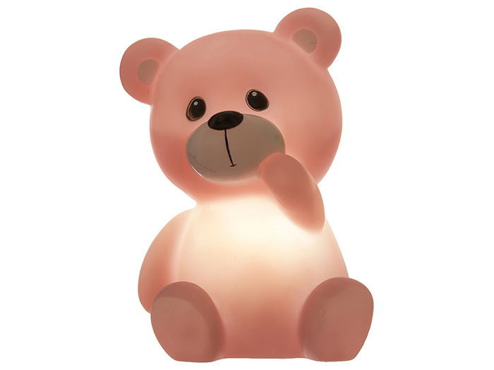 Nattlampa teddy, rosa 