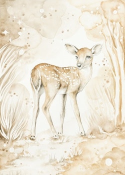 Cotton & Sweets, poster lovely fawn