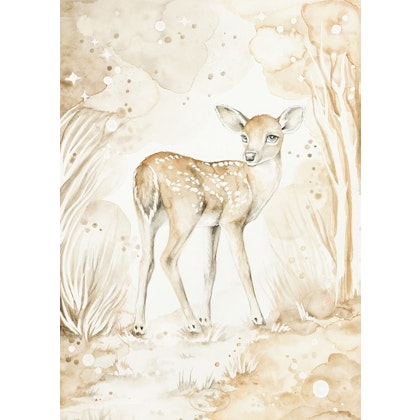 Cotton & Sweets, poster lovely fawn