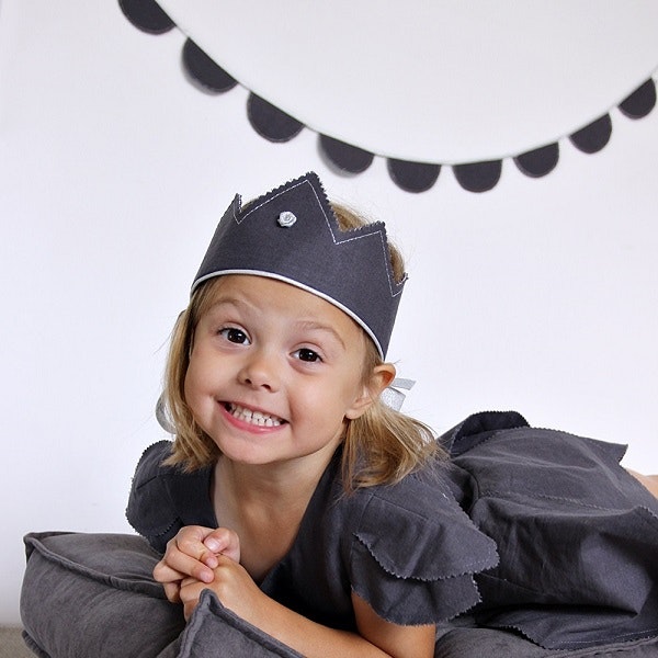 Grey fabric pennant Cotton & Sweets 