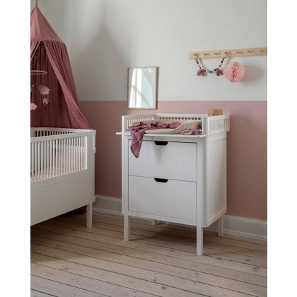 Sebra, changing table dresser 2 in 1, white