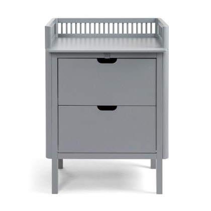 Sebra, changing table dresser 2 in 1, grey