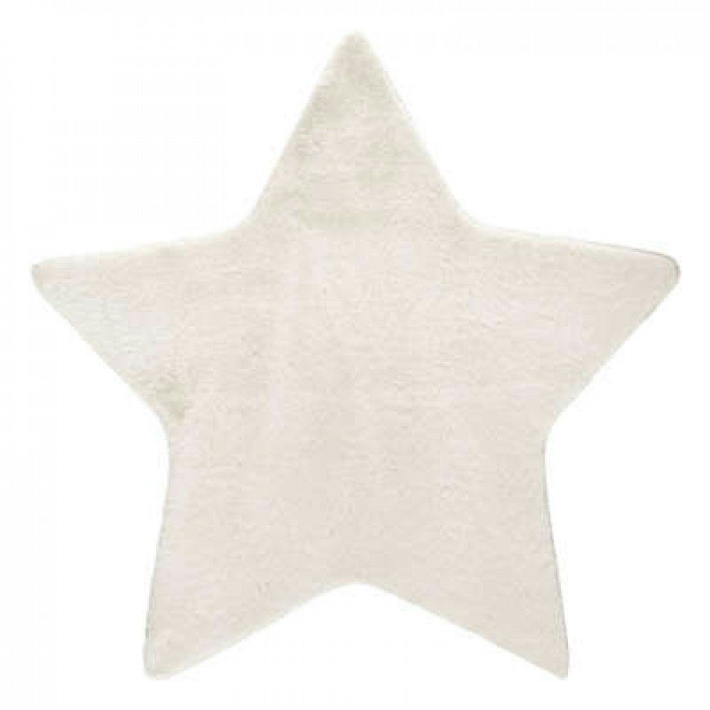 Carpet for the children's room star, white 