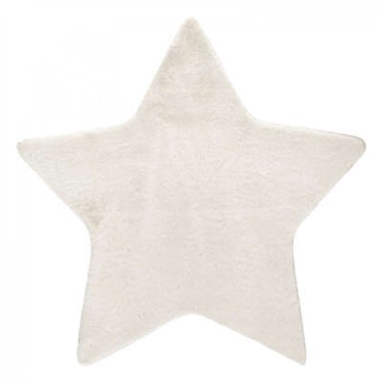Carpet for the children's room star, white