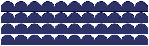 Wall Stickers Dark Blue Circles