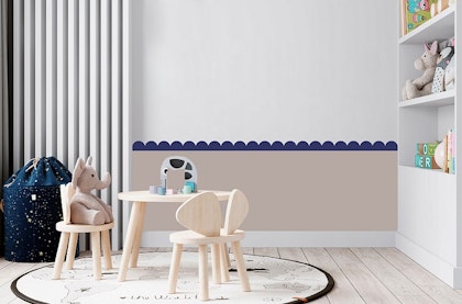 Wall Stickers Dark Blue Circles