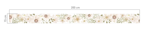 Wall Stickers White Flowers