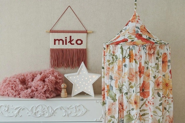 Moi Mili, Bed Canopy  - Flower Power 