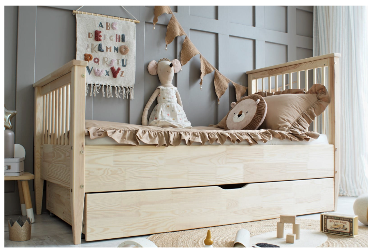 Children's bed Marita with storage box (various sizes) Children's bed Marita with storage box (various sizes)