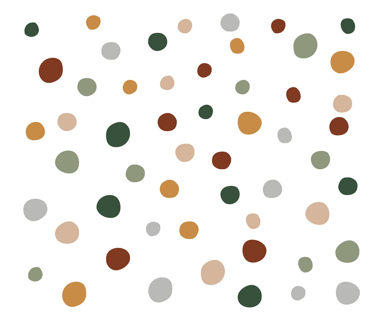 Väggklistermärke Happy dots Väggklistermärken i form av prickar