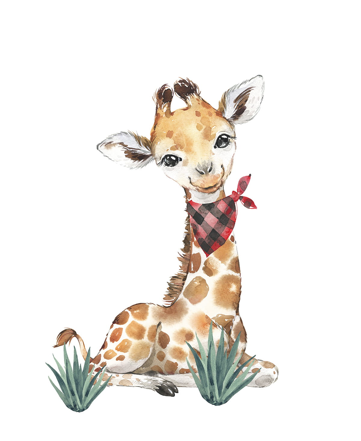 Väggklistermärke, Giraff 