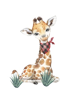 Väggklistermärke, Giraff