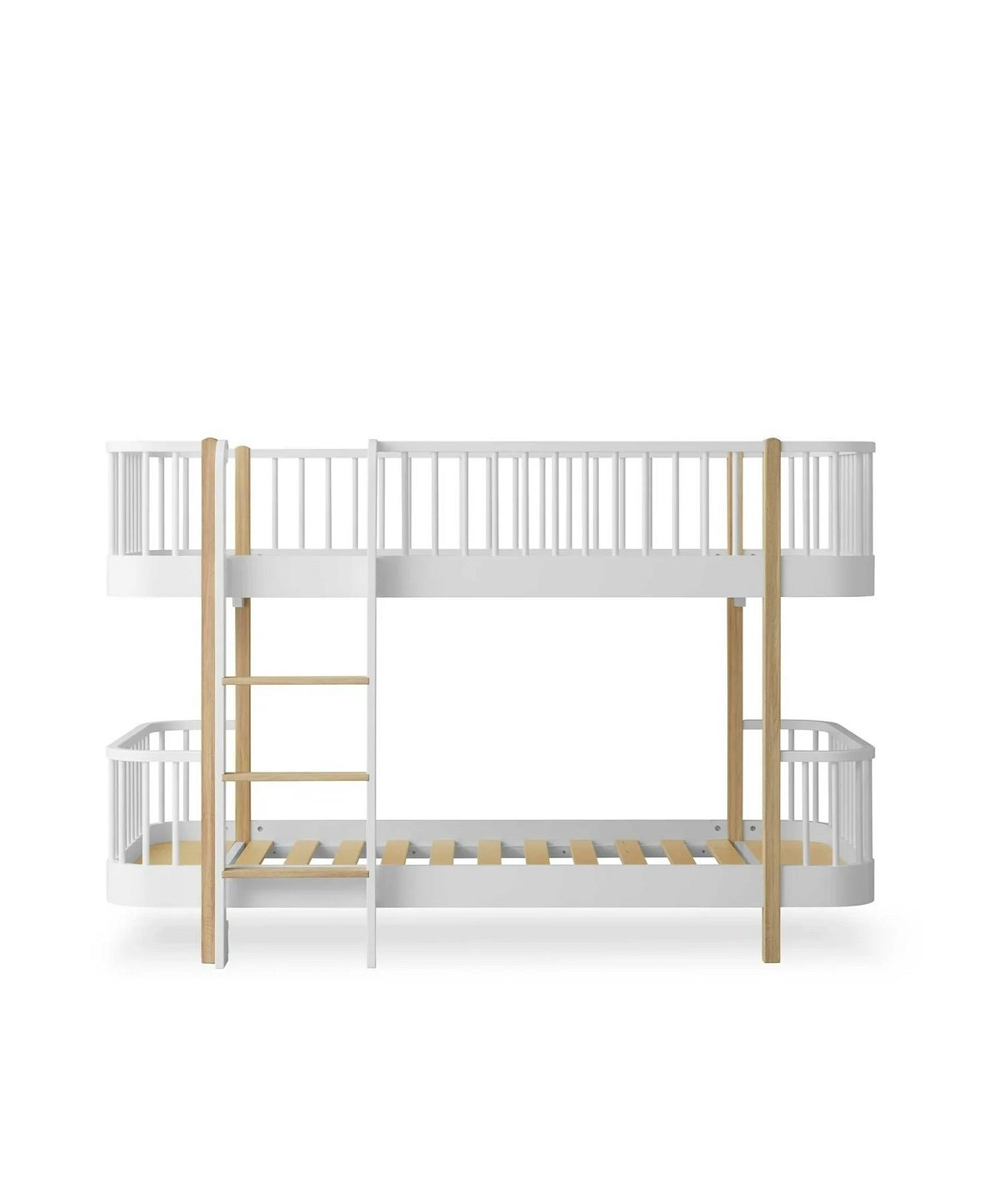 Oliver Furniture, Original low bunk bed, white/oak 