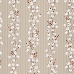 Dekorillo, tapet Beige rönnbär