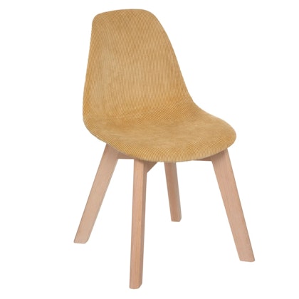 Chair for the children's room, mustard