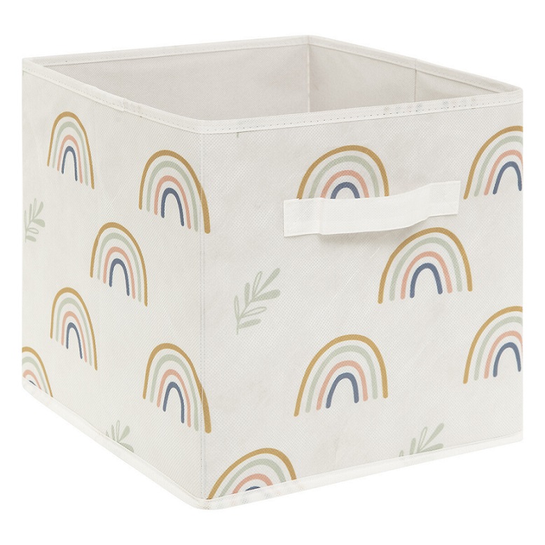 Storage basket Rainbow green, set of 2 