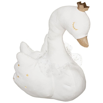 White pillow, swan
