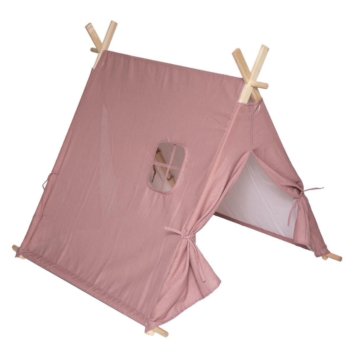 Play tent teepee tent for the children's room, pink 