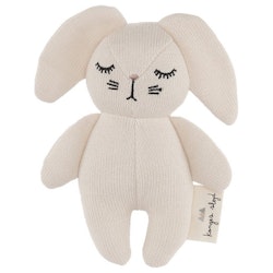Konges Sløjd, rattle toy, Mini rabbit off white