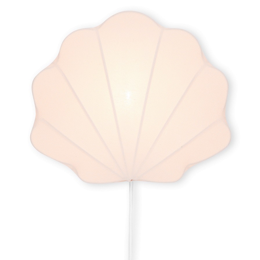 Konges Sløjd, wall lamp in cotton, Blush clam 