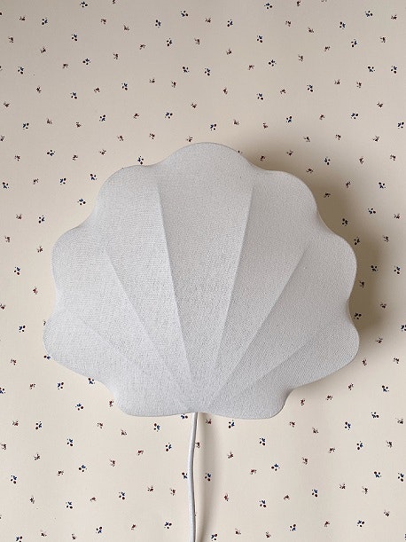 Konges Sløjd, wall lamp in cotton, Off white clam 