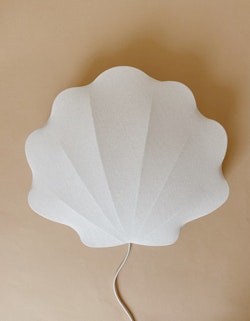 Konges Sløjd, vägglampa i bomull, Off white clam