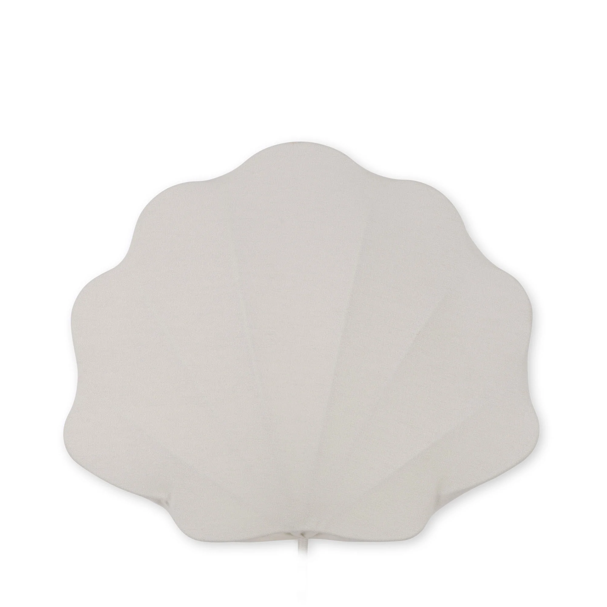 Konges Sløjd, wall lamp in cotton, Off white clam 