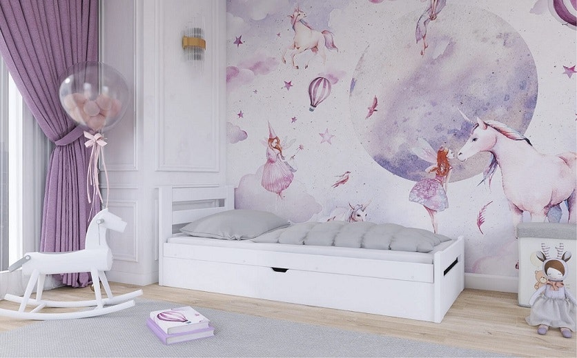 Children's bed with storage box Ninni 