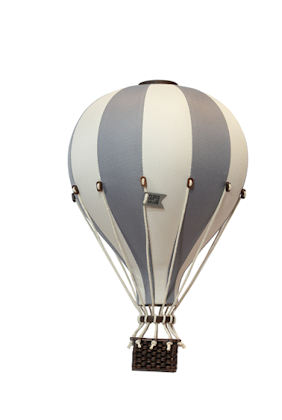 Hot air balloon Dark grey/beige