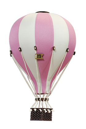 Hot air balloon Powder pink/beige