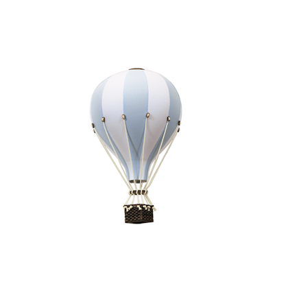 Luftballong Ljusblå/vit