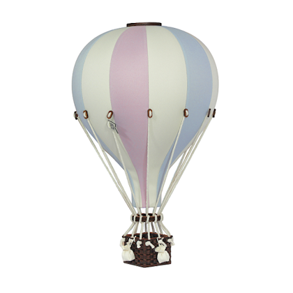Luftballong Mint/lila/beige